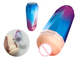 Strong Vaccum Manual Maturbation Cup Artificial Vagina Inverted Mode