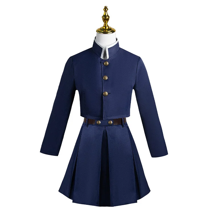 Kugisaki Nobara Blue Uniform Set Cosplay Costume Outfits Halloween Carnival Suit