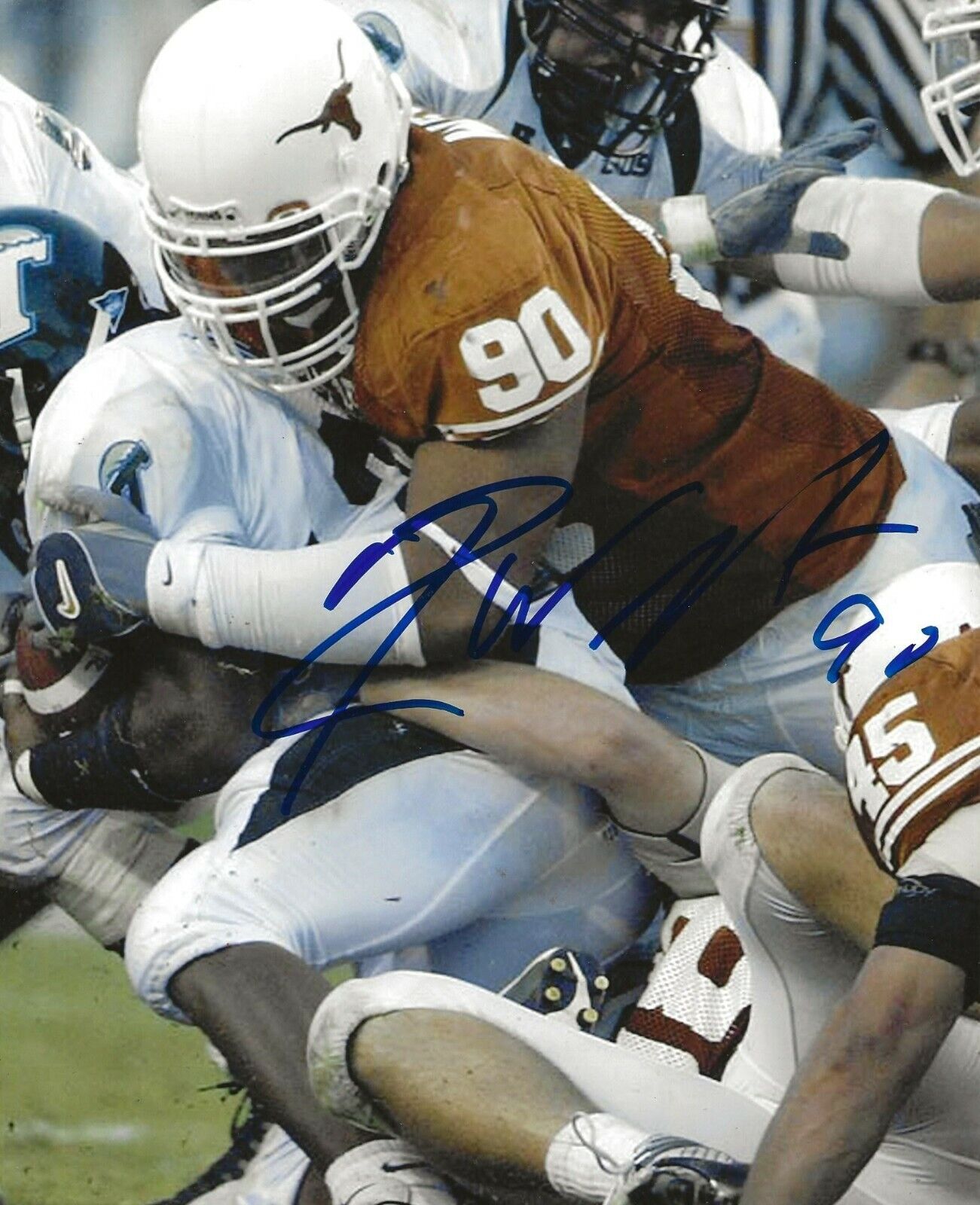 Rodrique Wright signed Texas Longhorns 8x10 Photo Poster painting autographed