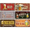 6pcs - Vintage Metal Signs(12*16Inch)