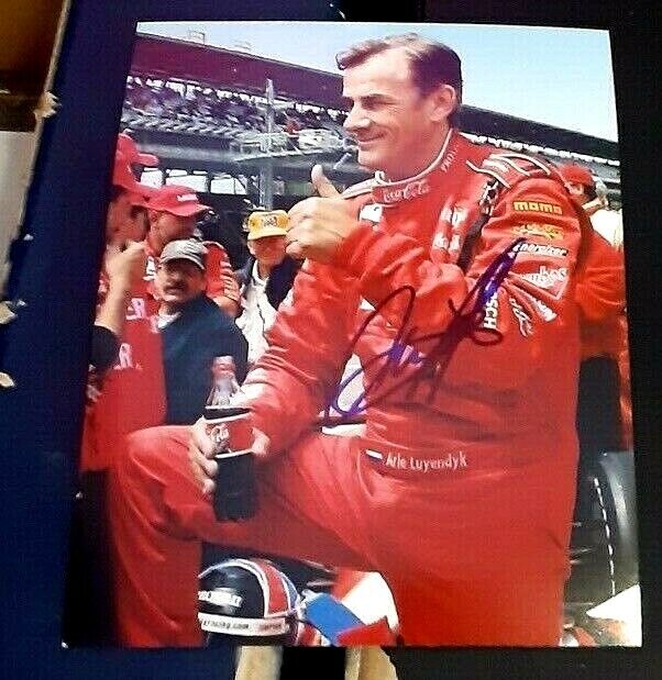 Arie Luyendyk 2x Indy 500 Racing Champion SIGNED AUTOGRAPHED 8x10 Photo Poster painting COA