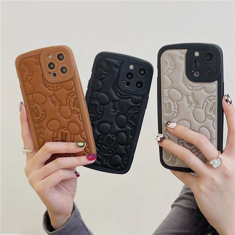 Cartoon Soft Leather Case
