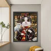 >SALE<Full Embroidery Silk Thread 11CT Printed Cat Cross Stitch Home Kit Art 50x63cm