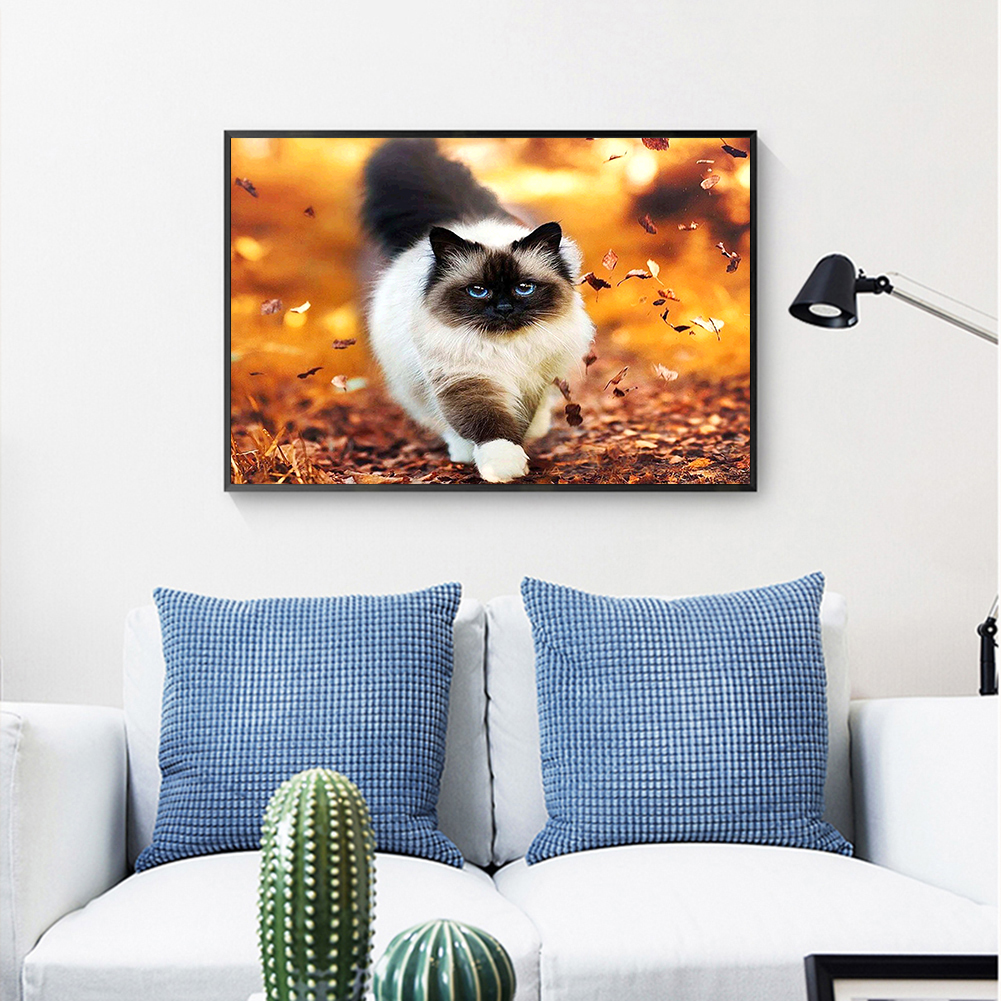 

(Multi-Size) Cat - Round/Square Drill Diamond Painting - 40*30CM, Square diamond 40*50cm, 501 Original