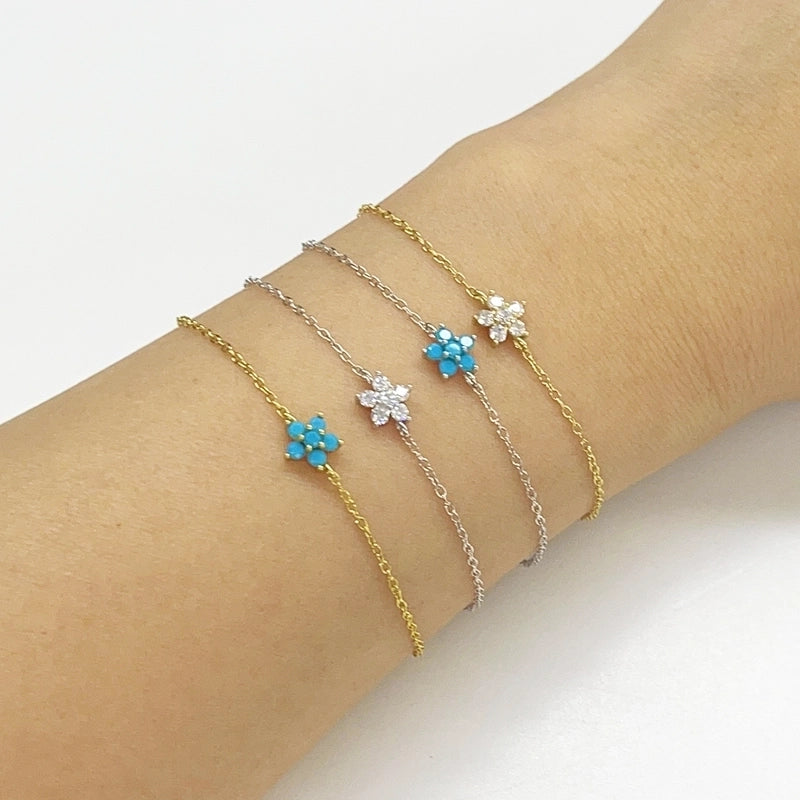 925 Sterling Silver Bracelets Elegant Minimalist