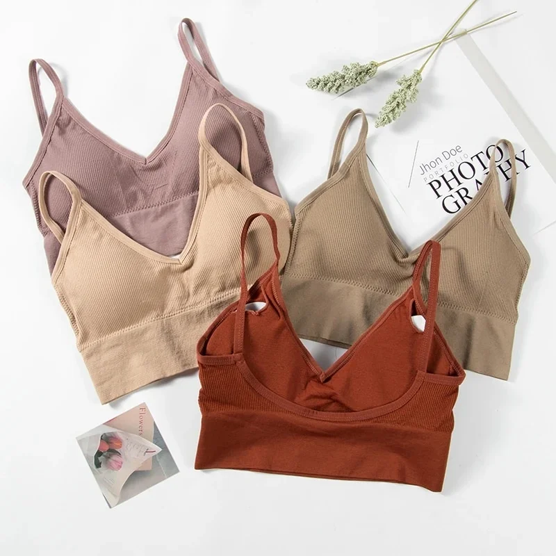 Billionm Gathering Bralette Push Up Bra Summer Anti-light Korean Style Wild Tube Top Sexy No Rims Bra