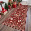 🎅🎄Tapis de No&euml;l Doux et Antid&eacute;rapant pour la D&eacute;coration de la Maison