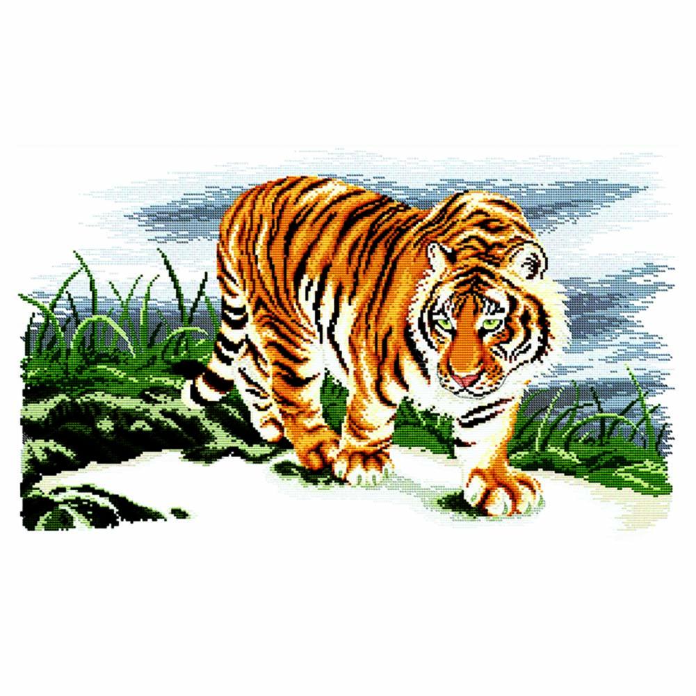 

King - 14CT Stamped Cross Stitch - 59*38cm, 501 Original