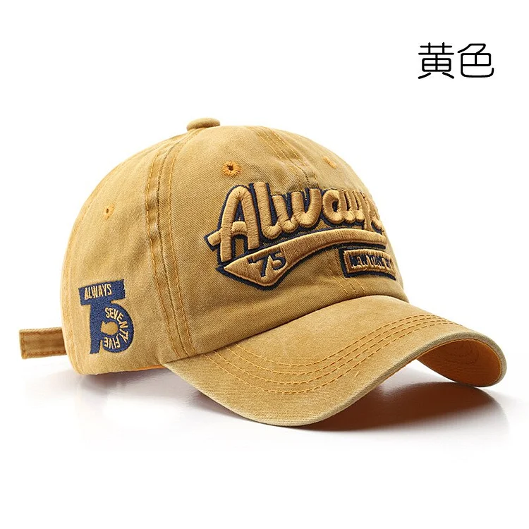 Baseball Cap for Women Men Cotton Soft Top Embroidery Letter ALWAYS Summer Caps for Men Casual Snapback Hat Unisex