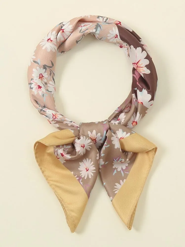 Flower Print Bandana