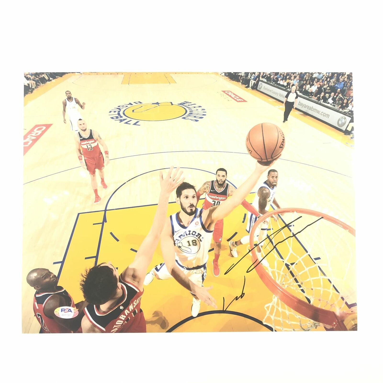 Omri Casspi signed 11x14 Photo Poster painting PSA/DNA Golden State Warriors Autographed