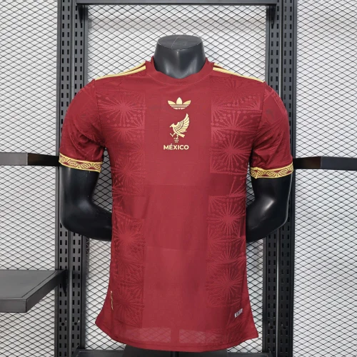 2025 Player Version Mexico National Gold cup Version Red Football Shirt 1:1 Thai Quality