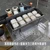 33cm/thick small folding oven (2.0 high temperature resistant hot rolled plate) portable folding grill