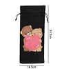 5D DIY Special Shaped Drill Diamond Painting Christmas Bear Wine Bottle Bags Covers Kits