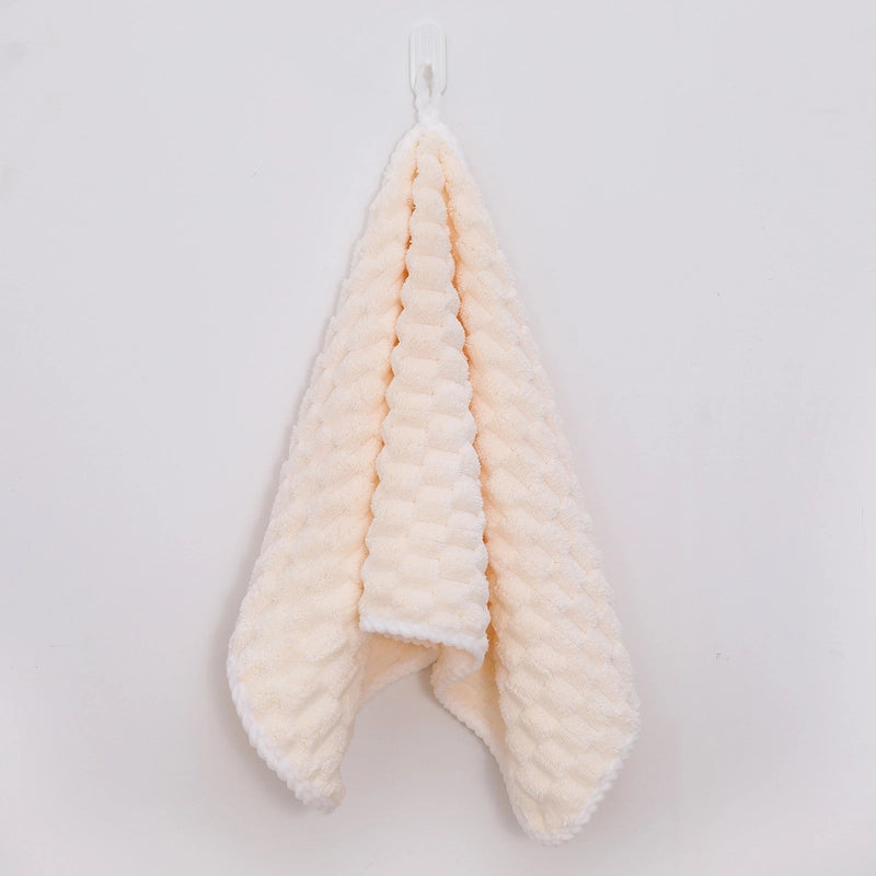 Cloud Lattice Towel Bath Towel Hair Drying Hat Shower Cap Women’s Household Water Absorbent Quick-drying Hair-free Thickened Wearable Bath