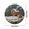 Xmas House-Embroidery Kit