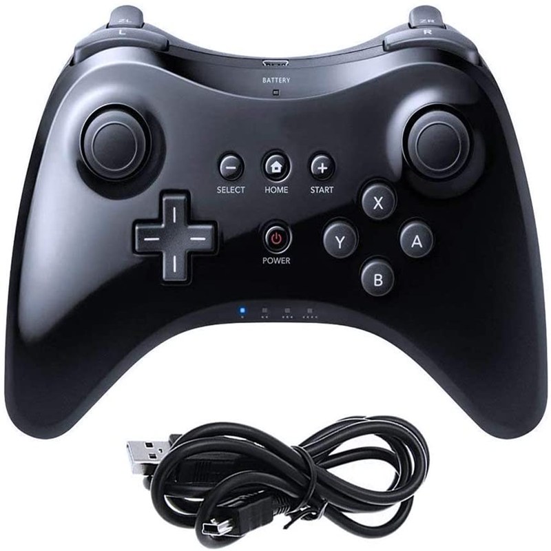 

Remote Gamepad Controller Joystick Joypad for Nintendo WiiU, Black, 501 Original