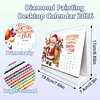 2026 DIY Special Shape Desktop Diamond Standing Calendar for Bedroom Living Room
