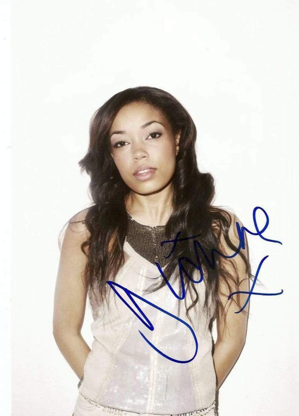 Dionne Bromfield AUTHENTIC SOUL autograph, In-Person signed Photo Poster painting