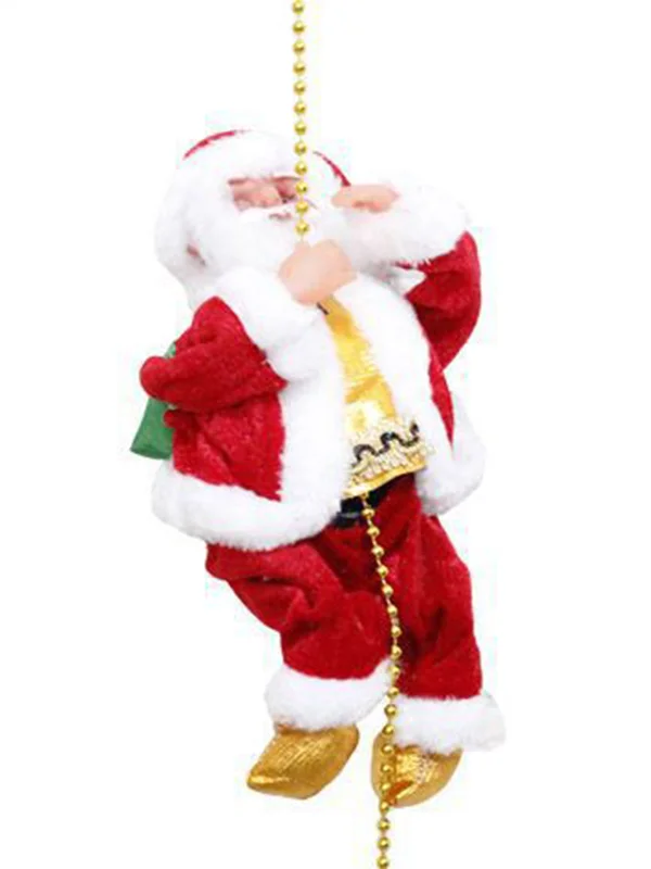 Christmas Elf Doll Electric Climbing Stairs Santa Claus Gift Christmas Decoration