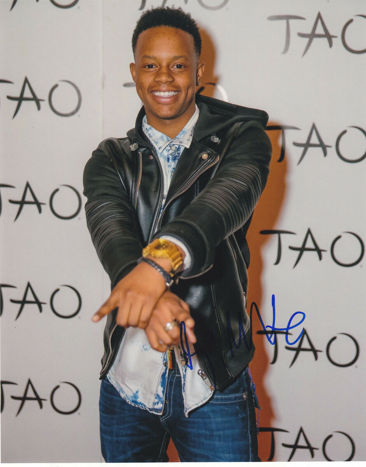 SILENTO SIGNED AUTOGRAPHE RAP 8X10 Photo Poster painting WATCH ME WHIP NAE NAE PROOF