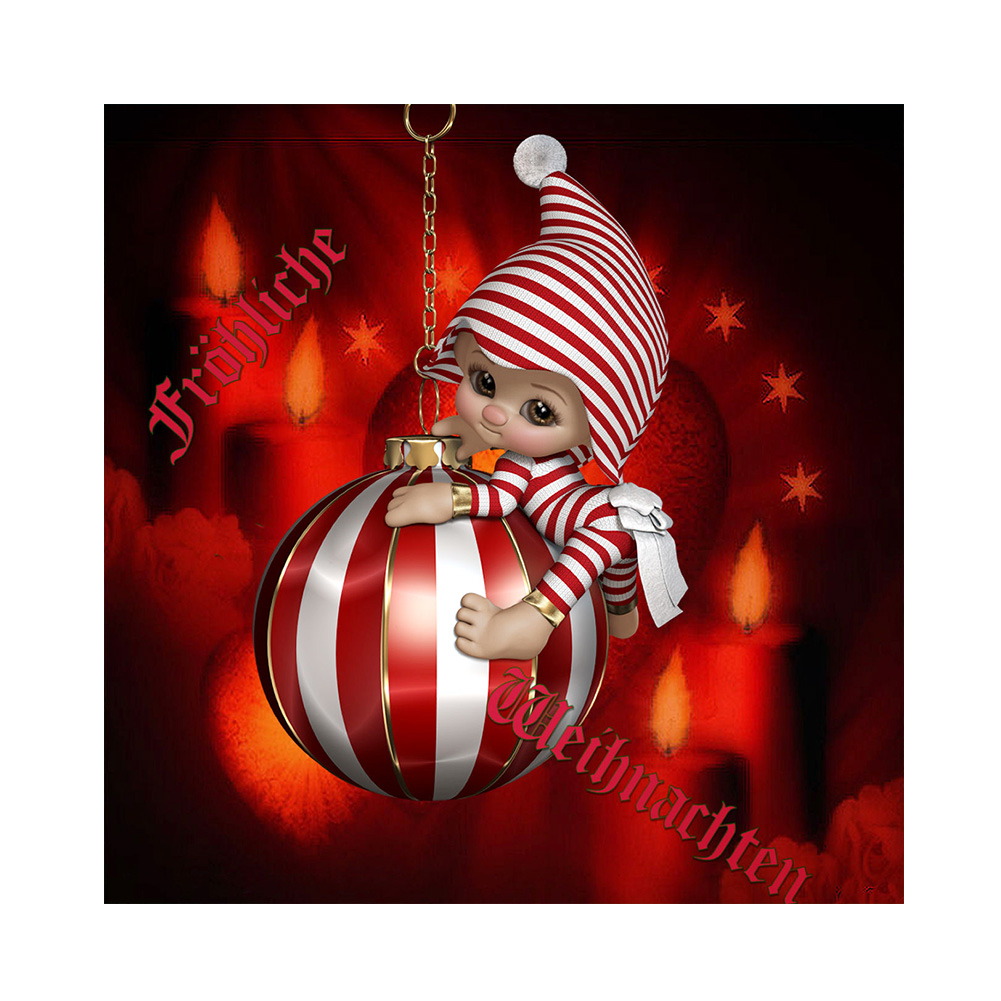 

Christmas Fairy Girl - Round Drill Diamond Painting - 40*40CM, 501 Original