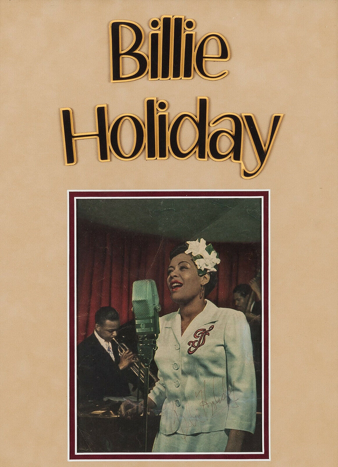 BILLIE HOLIDAY Signed Photo Poster paintinggraph - Soul / R&B / Blues Vocalist - preprint