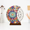 Diamond Painting Wooden Mandala Moon Perpetual Calendar