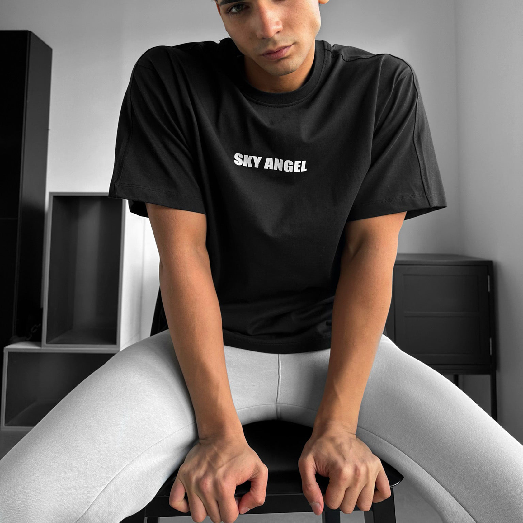 Oversized Sky Angel T-shirt