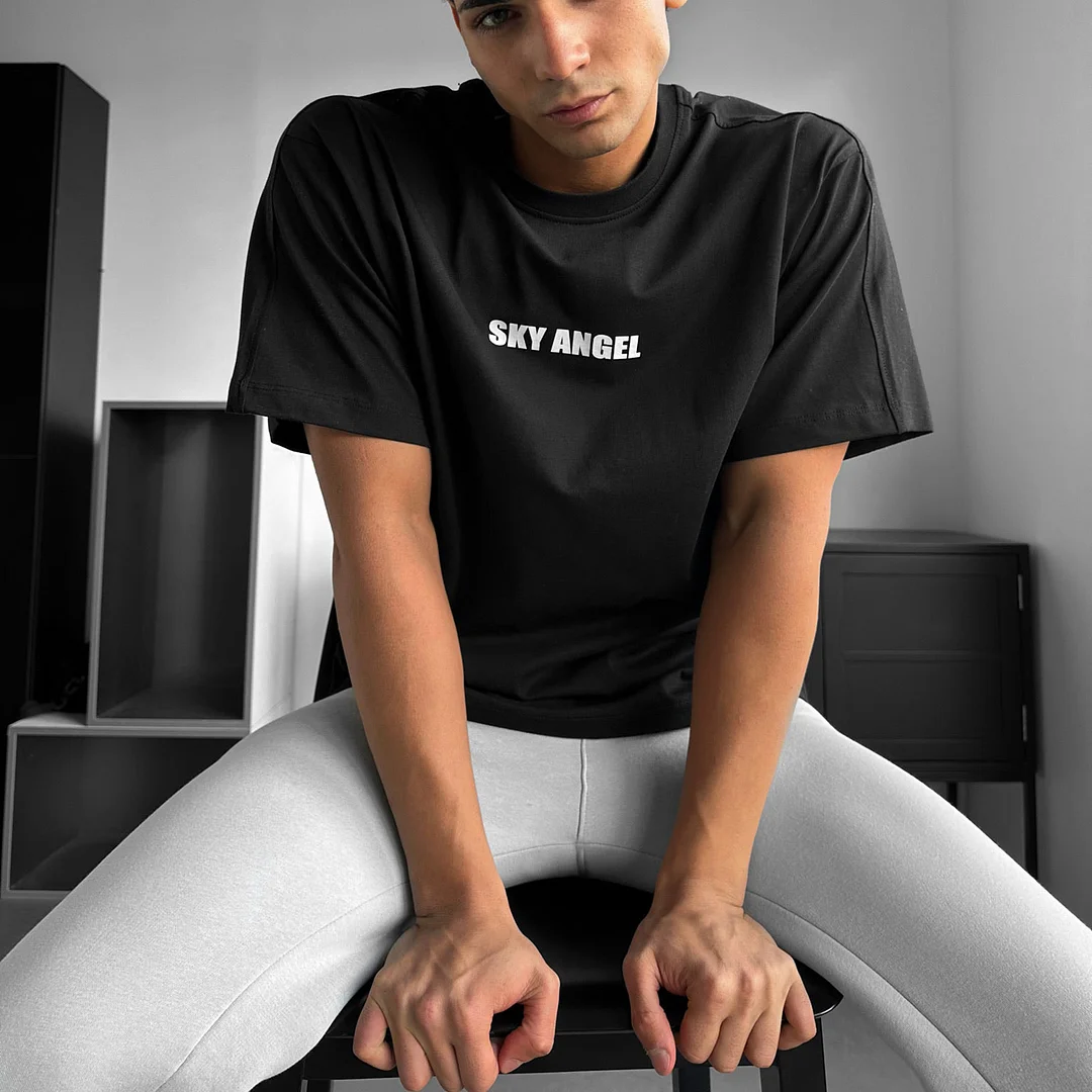 Oversized Sky Angel T-shirt