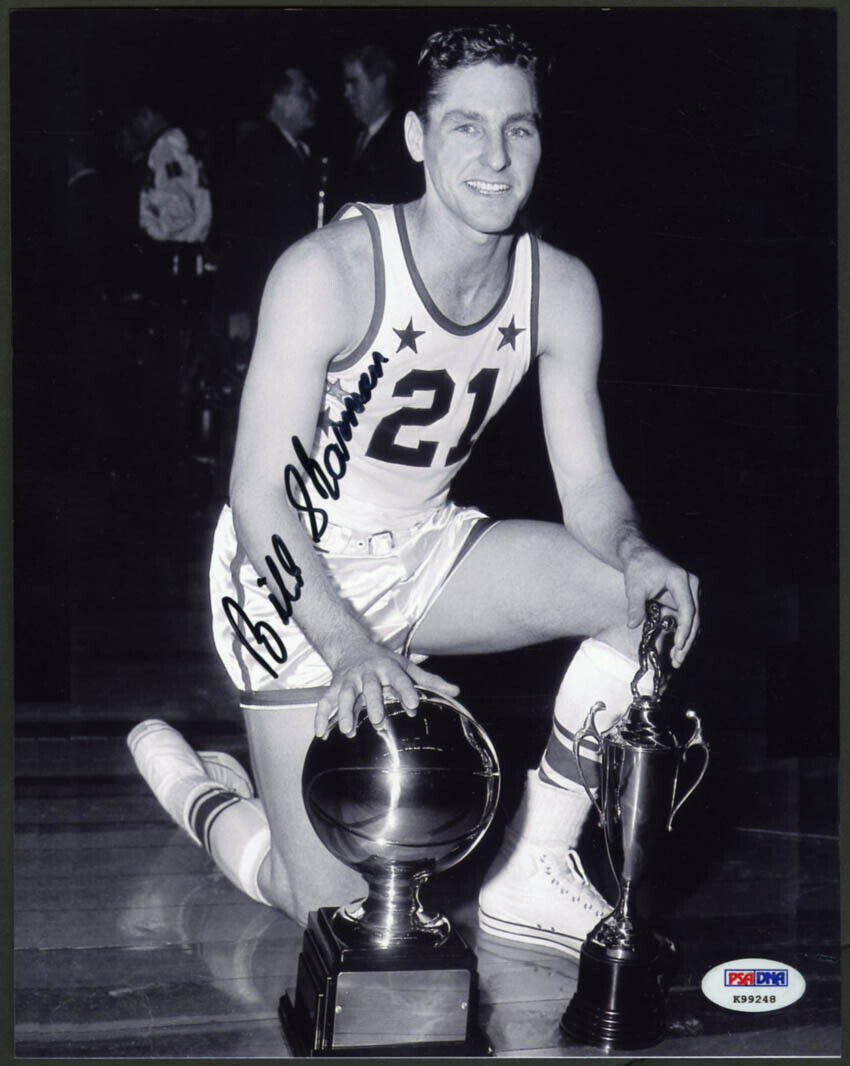 Bill Sharman SIGNED 8x10 Photo Poster painting + 55 All Star MVP Bos Celtics PSA/DNA AUTOGRAPHED