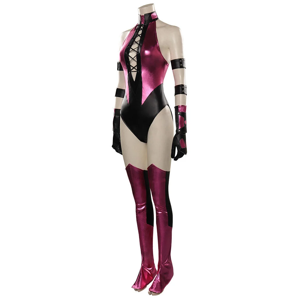 Mileena Cosplay Costume Jumpsuit Mortal Kombat Outfits