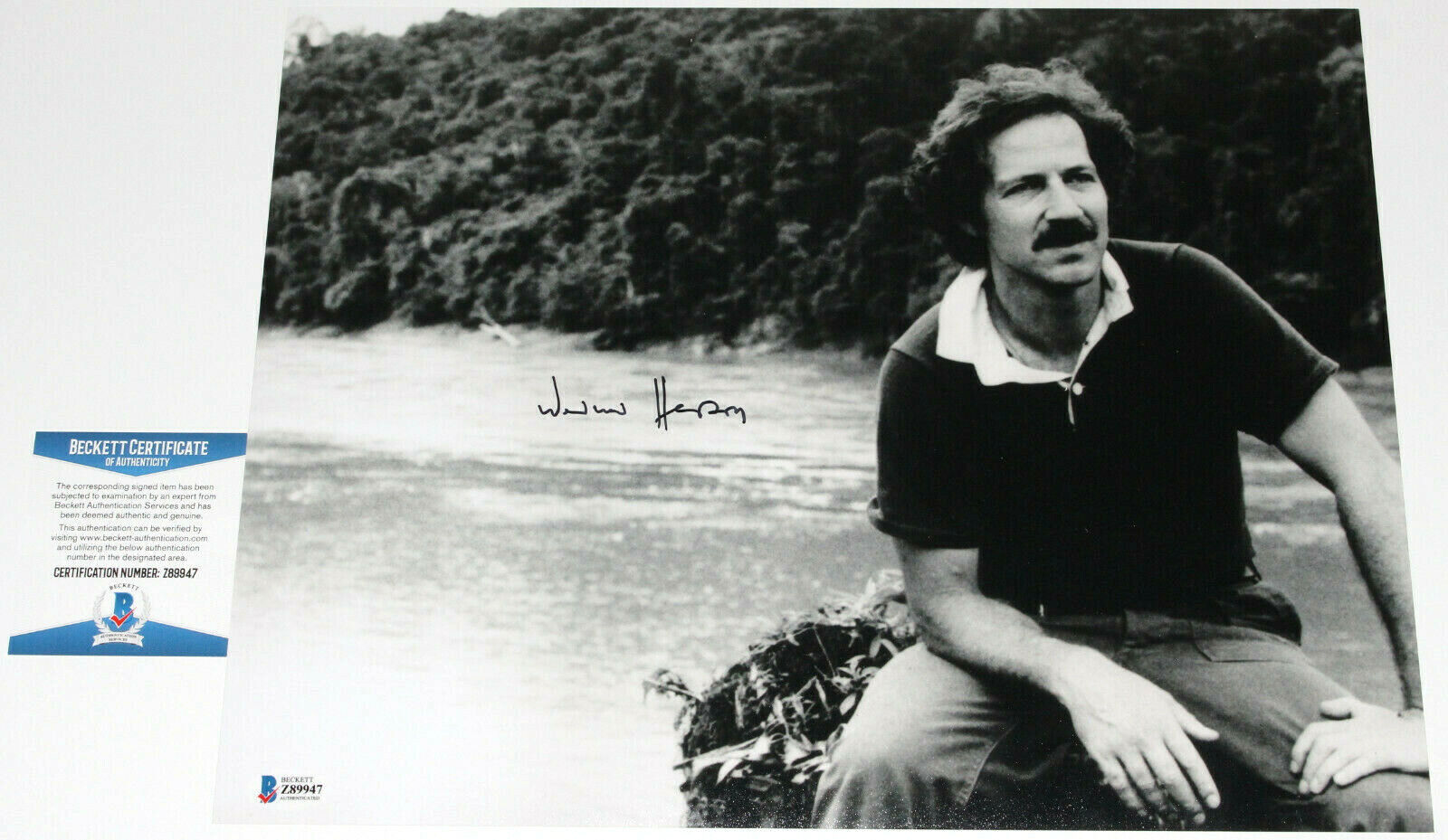 DIRECTOR WERNER HERZOG SIGNED 11x14 MOVIE Photo Poster painting FITZCARRALDO BECKETT COA BAS