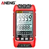 9999 Counts Capacitance Auto Range True RMS NCV LED Digital Multimeter (Red)