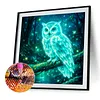 Diamond Painting -DIY Round Drill Fluorescent Owl(40x40cm)
