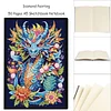 Diamond Painting Dragon Diary Book 50 Pages for Adults Kids