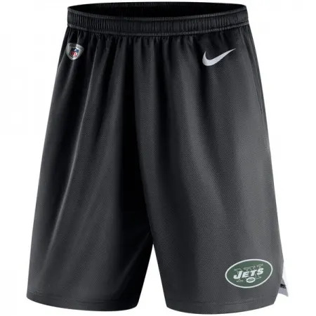 Men's New York Jets  Black Knit Performance Shorts