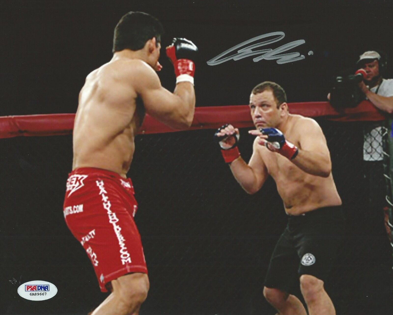 Cesar Gracie Signed 8x10 Photo Poster painting PSA/DNA COA StrikeForce Main Event Picture Auto'd