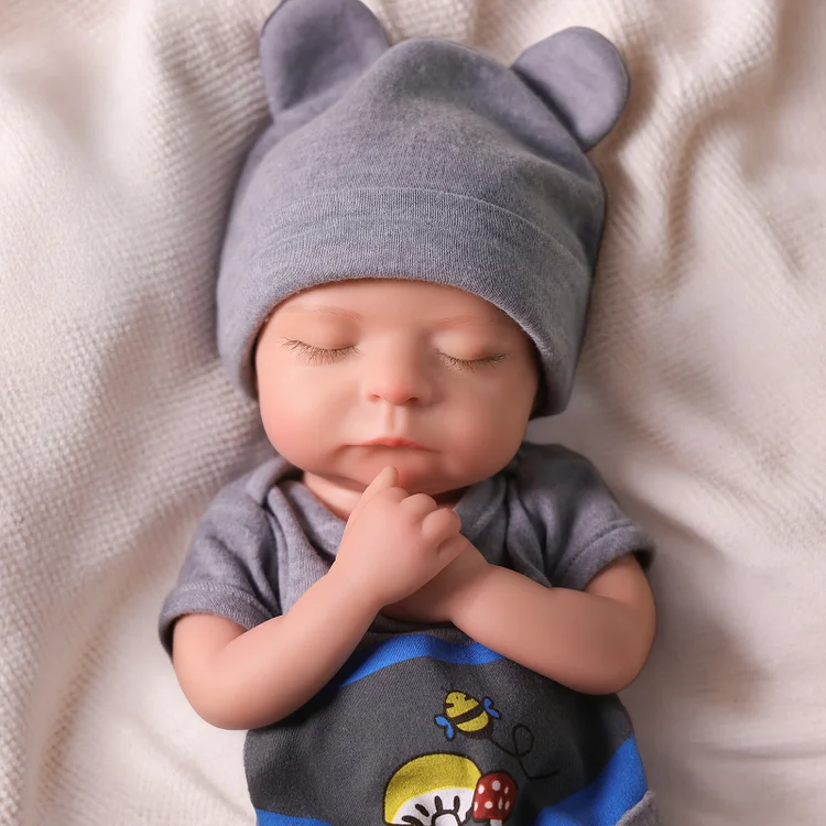 Babeside Noah 12" Realistic Silicone Sleeping Baby Little Infant Boy Best Gift for Kids