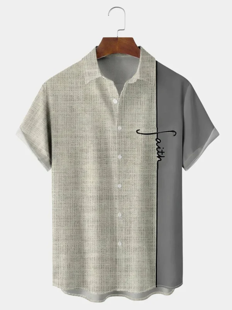 BrosWear Men's Casual Printed Shirt