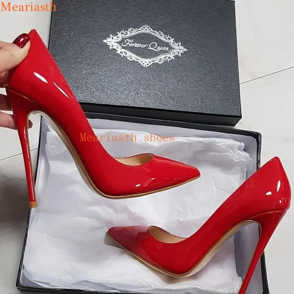 Qengg 2023 Sexy Women Pumps Spring/Autumn High heels Pointed Toe orange Wedding Shoes Sexy High Heel shoes for Women Pumps 217-1