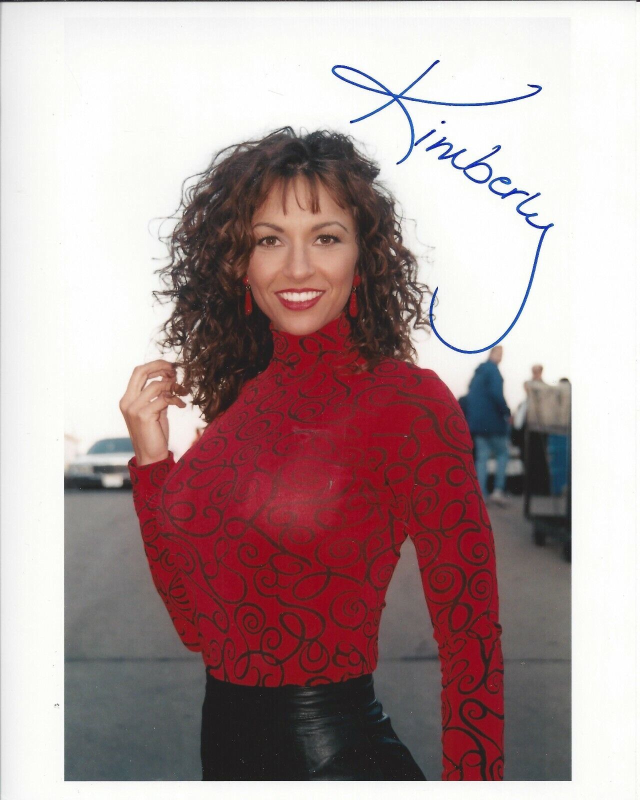 Kimberly Page autographed 8x10 WCW WWENitro Girl #2