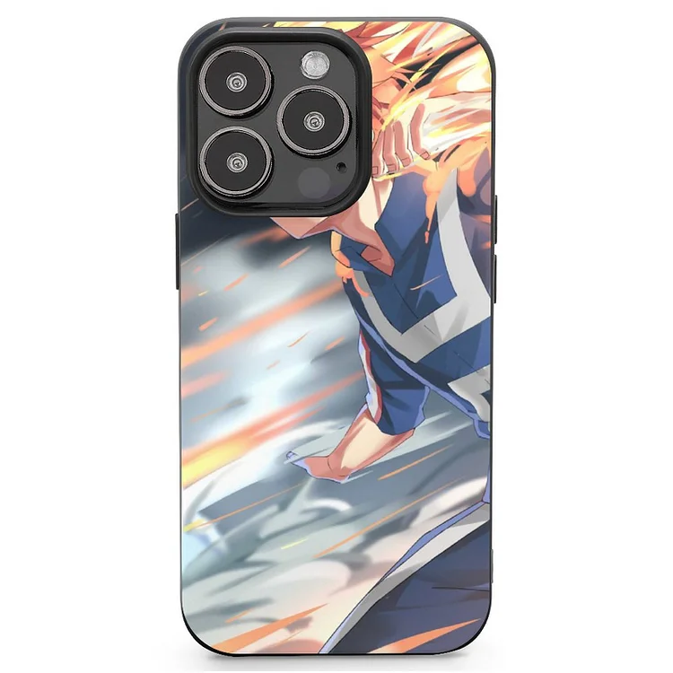 Shoto Todoroki Anime My Hero Academia Phone Case(22) Mobile Phone Shell IPhone 13 and iPhone14 Pro Max and IPhone 15 Plus Case - Heather Prints Shirts