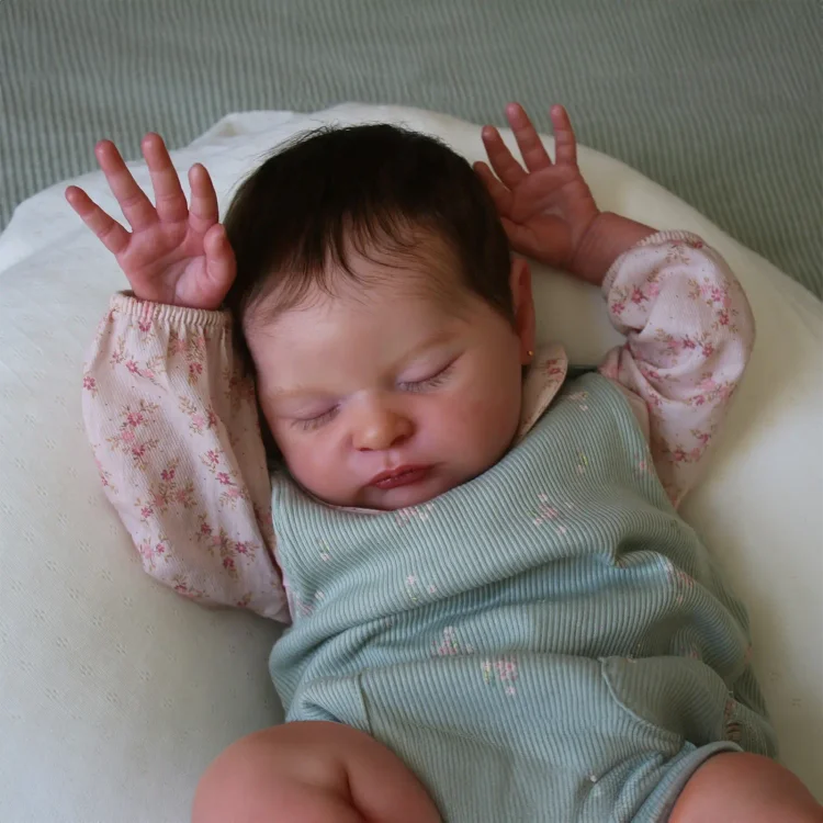  20" Sleeping Reborn Girl Cute Truly Handmade Reborn Doll Named Babuka - Reborndollsshop®-Reborndollsshop®