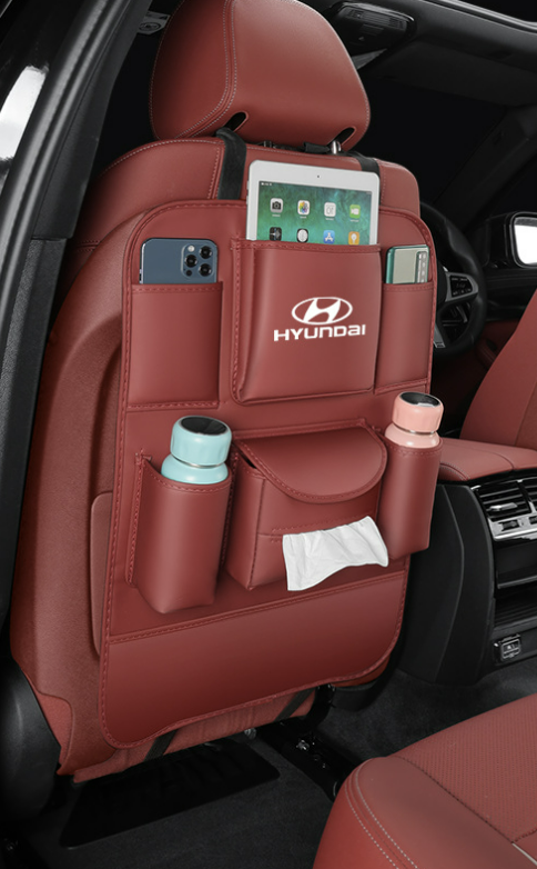 Car seat back storage bag