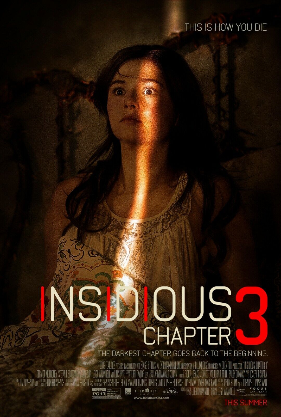 Insidious Chapter 3 A4 Glossy Movie Poster | Horror Movie Poster | Wall Art