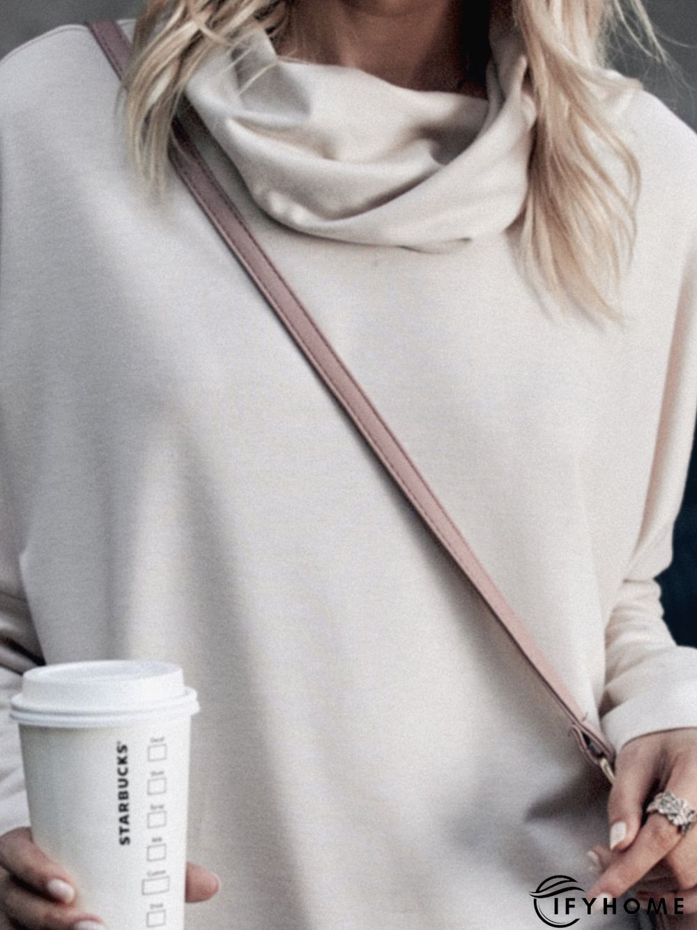 Shift Long Sleeve Solid Cotton-Blend Shirts & Tops | IFYHOME