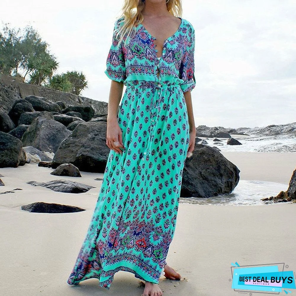 Beach Dress New Bohemian Ladies Long Dress