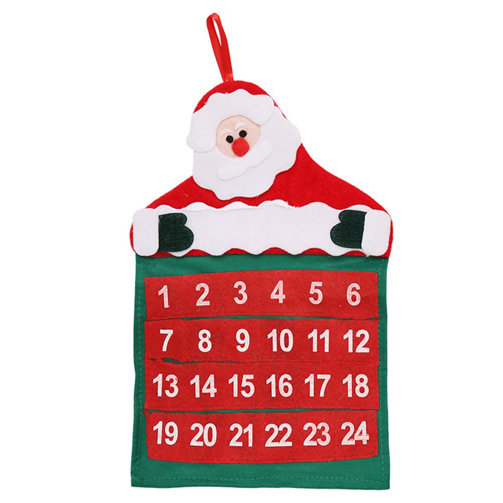

Non-Woven Christmas Santa Claus Calendar Creative Xmas Kalendar Home Decor, 501 Original