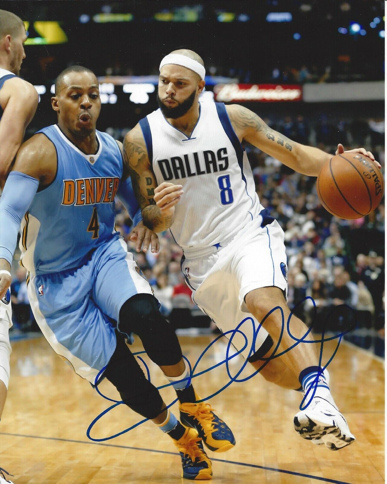 Deron Williams Autographed 8x10 Dallas MavericksB385